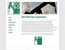 Tablet Screenshot of dartoilandgas.com